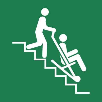 evac chair pictogram